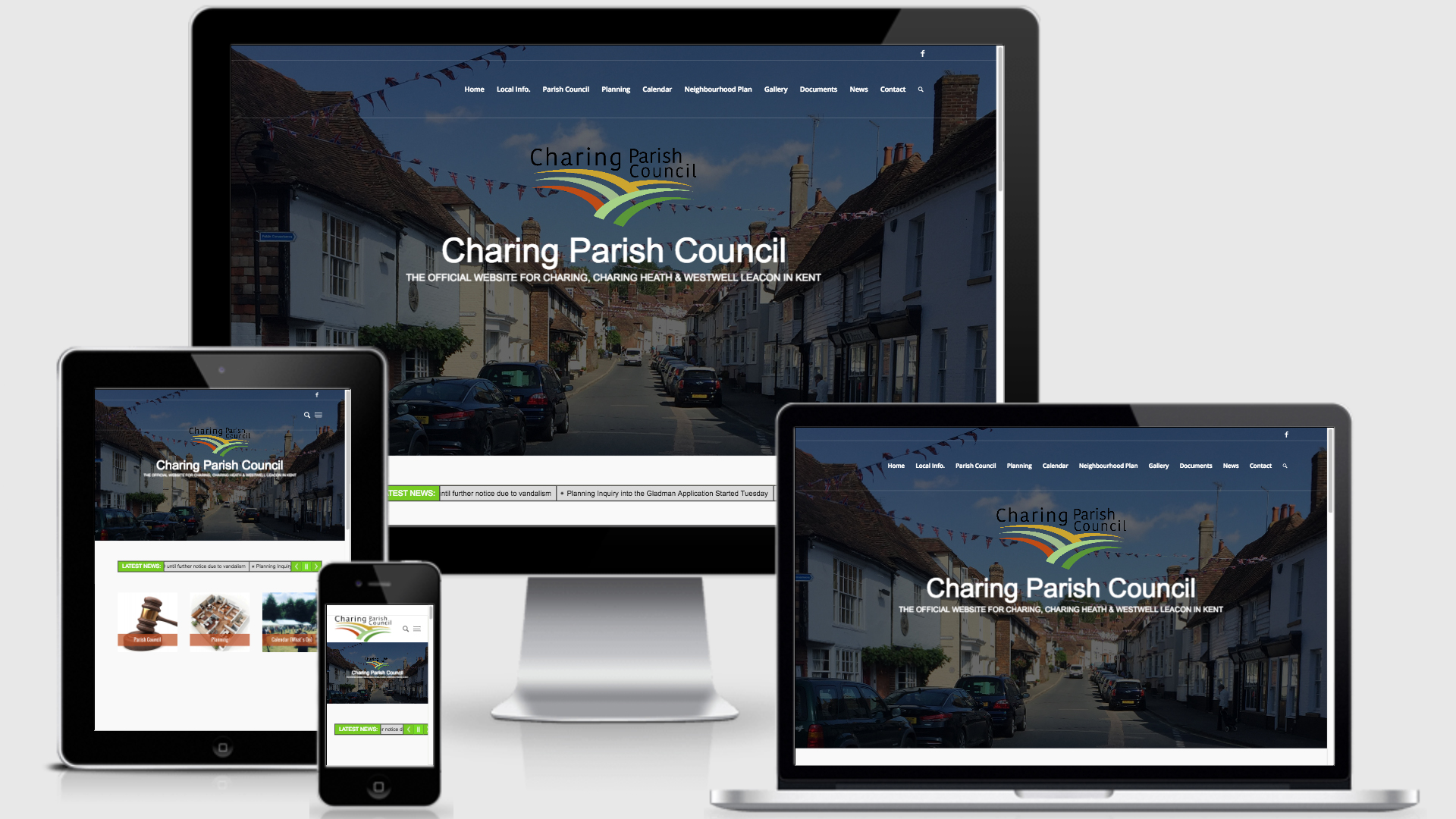 1920 x 1080 | Web Design Ashford Kent | Charing Parish Council