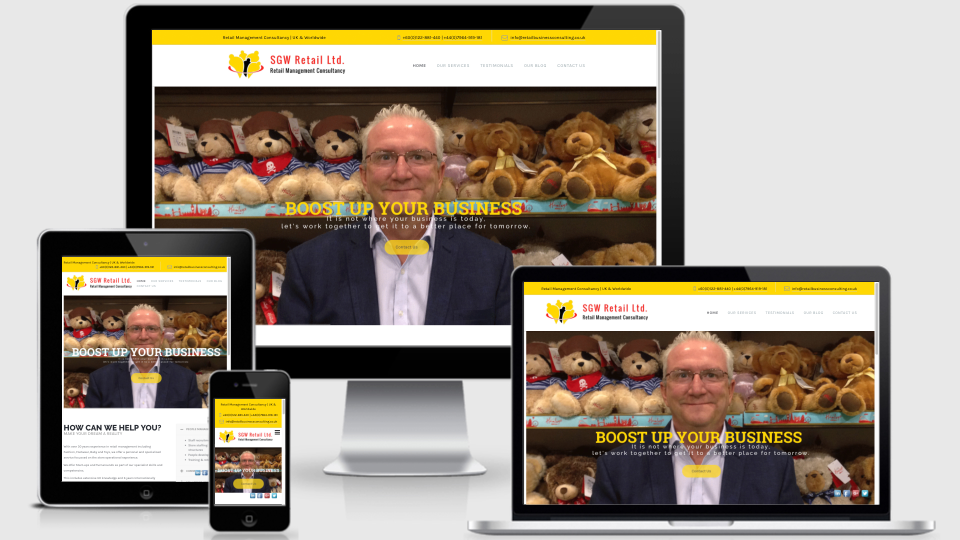 Web Design Ashford Kent | SGW Retail Management Consultancy