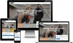 Website design for personal trainer ashford